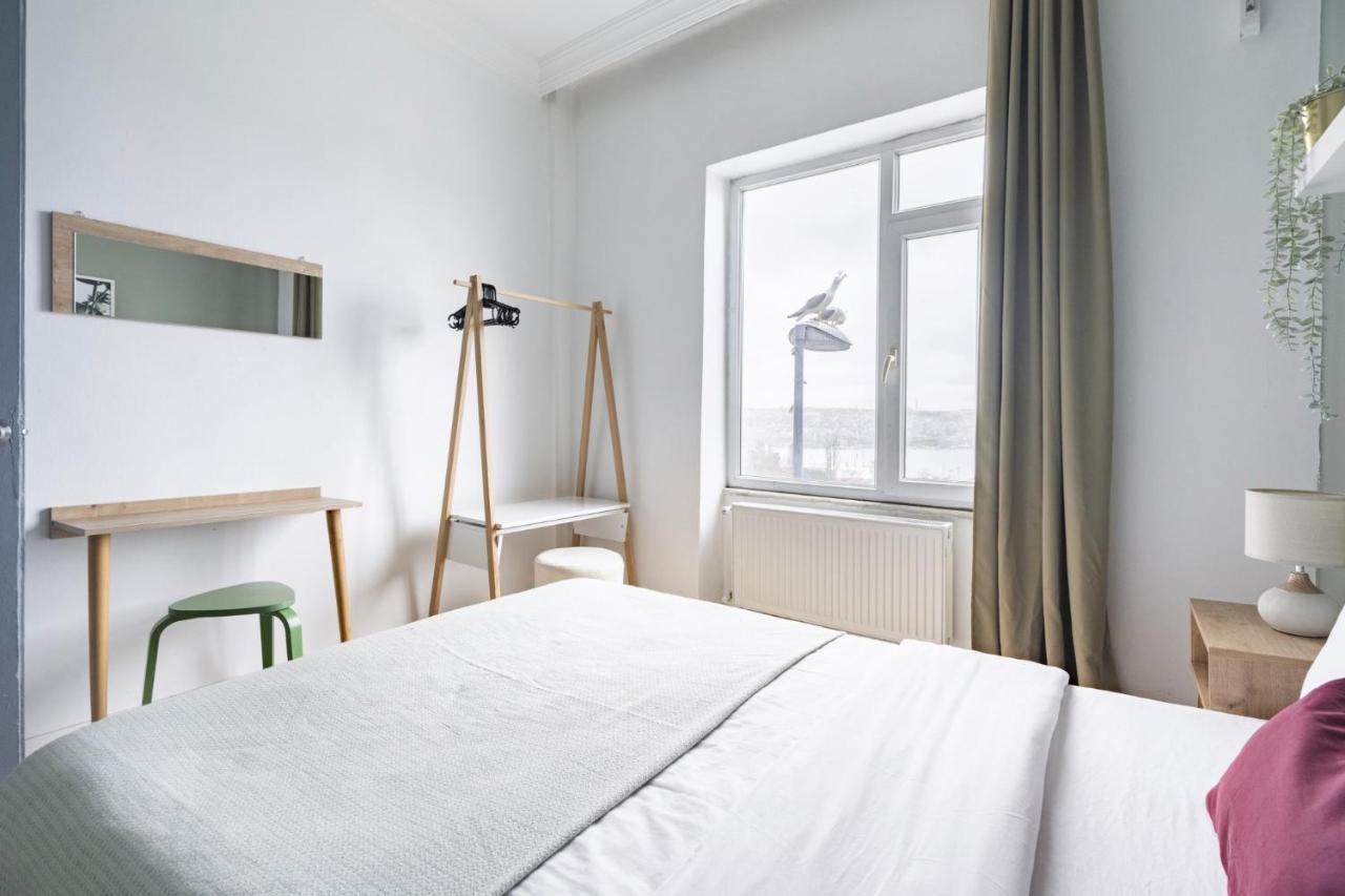 Апартаменты Central Flat W Sea View And Near Galata Tower Стамбул Экстерьер фото